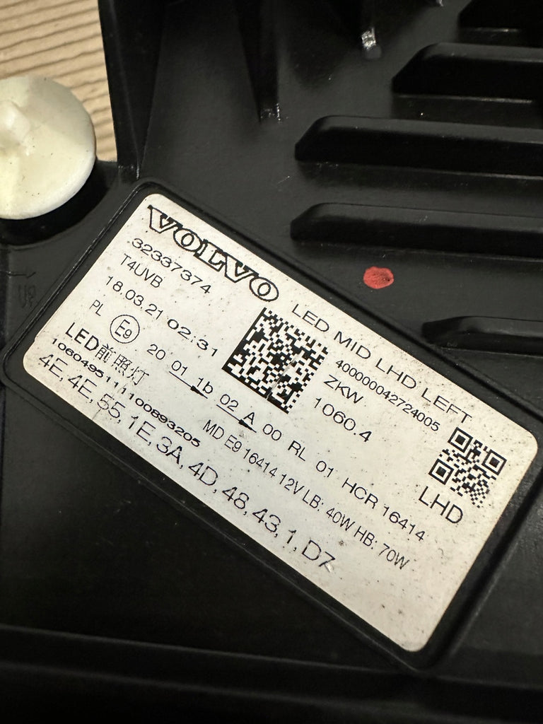 Frontscheinwerfer Volvo Xc60 II 32337374 LED Links Scheinwerfer Headlight SCH5081755662kw