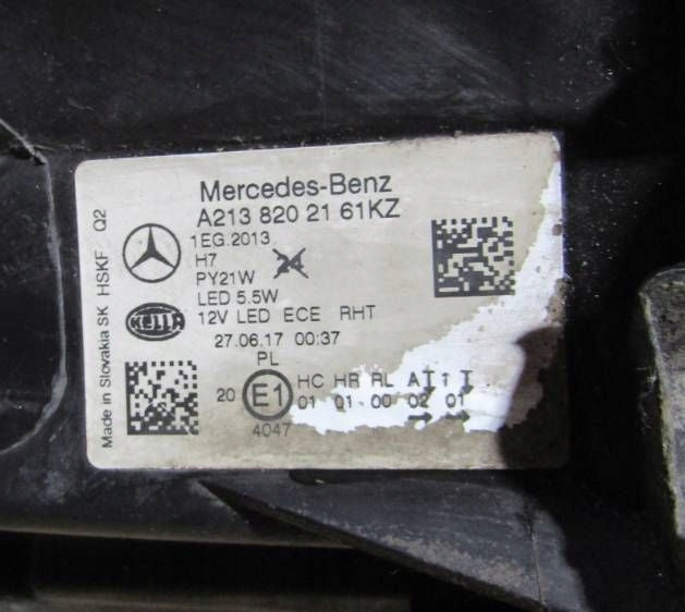 Frontscheinwerfer Mercedes-Benz W213 A2138202161 Links Scheinwerfer Headlight SCH1795455462yi