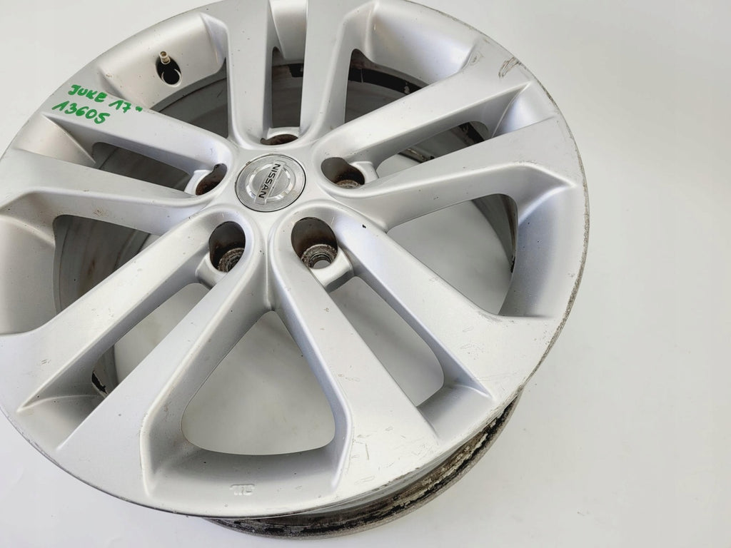 1x Alufelge 17 Zoll 7.0" 5x114.3 47ET Glanz N457017 Nissan Juke Rim Wheel FEL2227552836gu