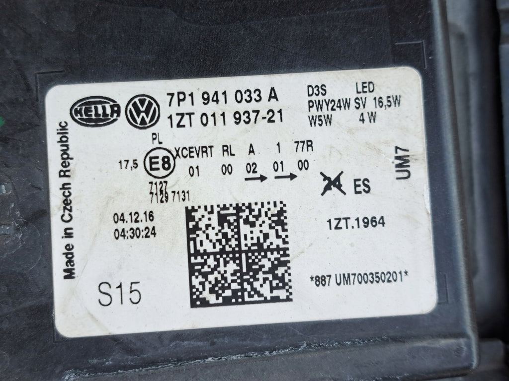 Frontscheinwerfer VW Touareg 7P1941033A Ein Stück (Rechts oder Links) Headlight