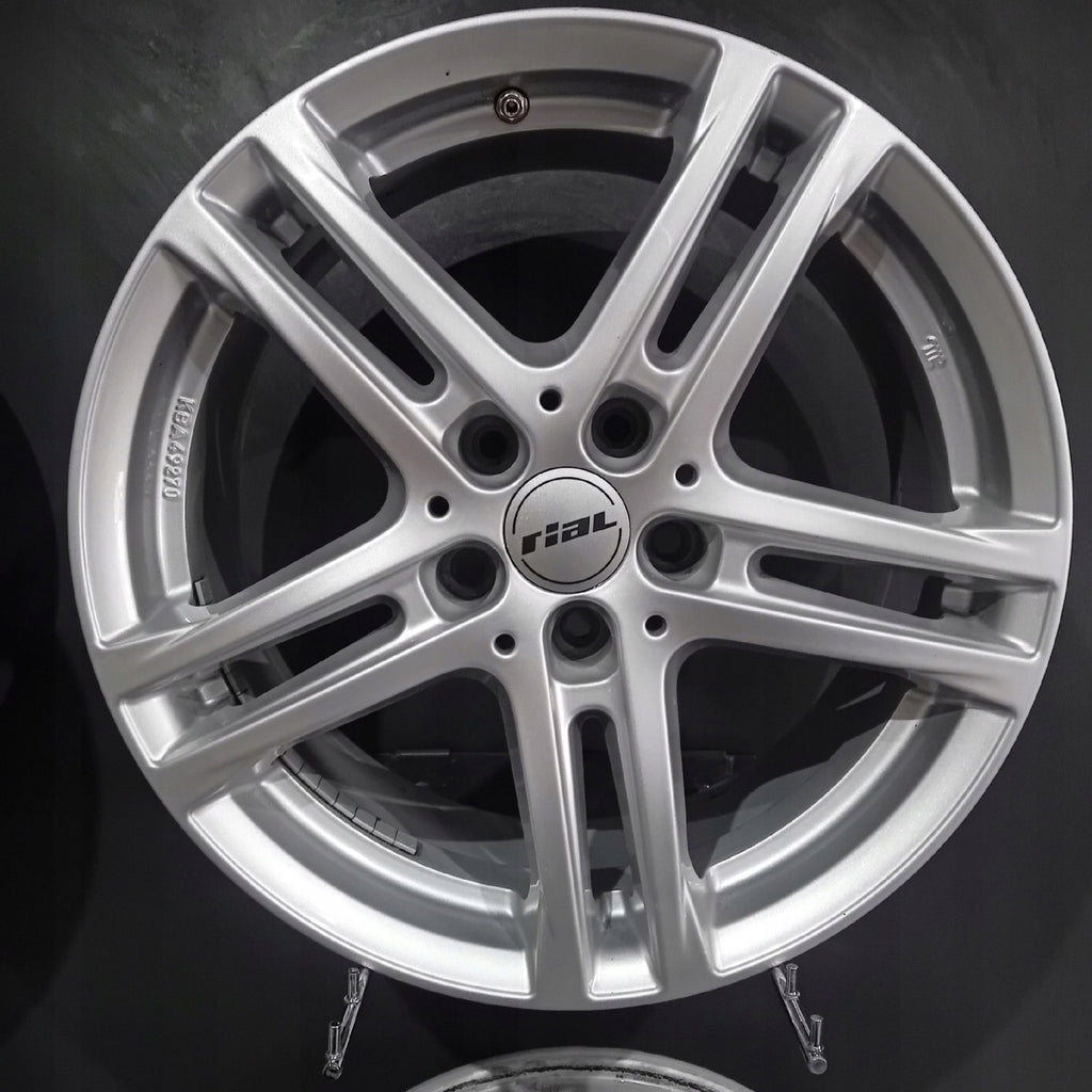 4x Alufelge 17 Zoll 7.5" 5x105 36ET Glanz Silber Audi A6 A8 Rim Wheel FEL9844900141ij