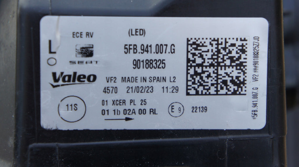 Frontscheinwerfer Seat Leon 5FB941007G Full LED Links Scheinwerfer Headlight