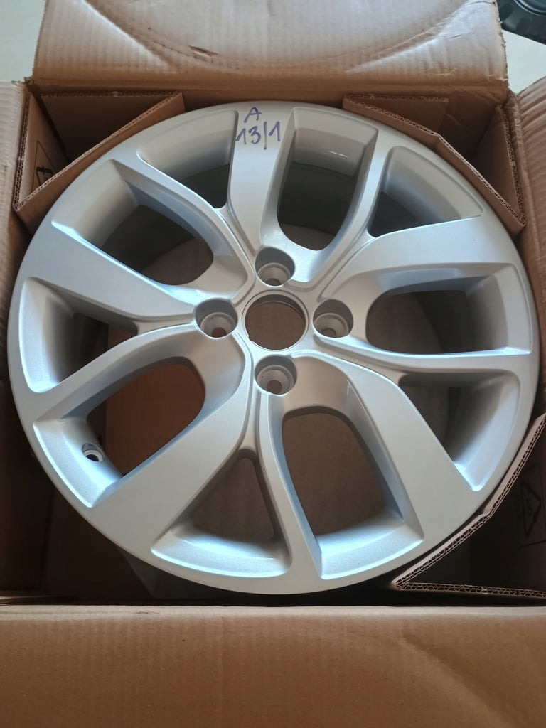 1x Alufelge 16 Zoll 6.5" 4x100 40ET Glanz Silber 403000864R Renault Captur FEL2811654291ku