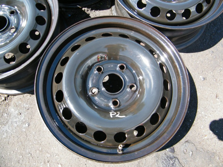 4x Alufelge 15 Zoll 6.0" 5x112 47ET Schwarz VW Caddy V Golf III Jetta VI Touran FEL4854797876et