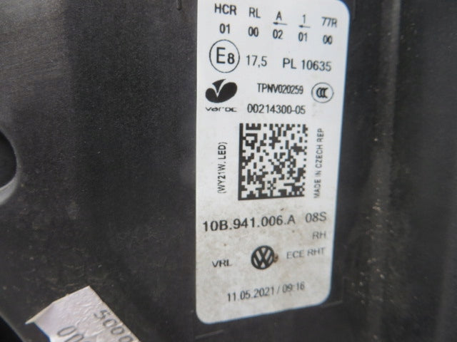 Frontscheinwerfer VW 10B941006A LED Rechts Scheinwerfer Headlight SCH7872152987mf