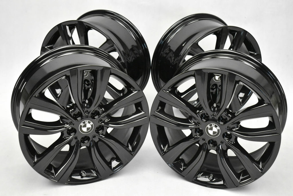 4x Alufelge 18 Zoll 8.0" 5x112 57ET Glanz Schwarz 6855094 BMW Active F45 2 F46 FEL8708222930jl