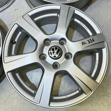 Laden Sie das Bild in den Galerie-Viewer, 4x Alufelge 16 Zoll 6.5" 5x112 46ET Glanz Silber Rim Wheel FEL4122994280dj