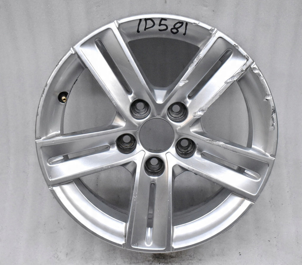 1x Alufelge 15 Zoll 6.5" 5x108 42ET Glanz Silber Peugeot Partner Rifter