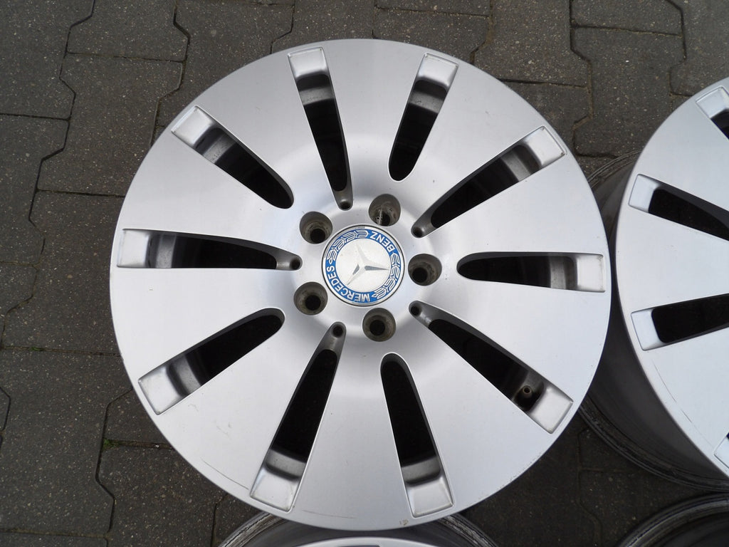 4x Alufelge 16 Zoll 6.5" 5x112 38ET Glanz Silber Mercedes-Benz Rim Wheel FEL9836026307ee