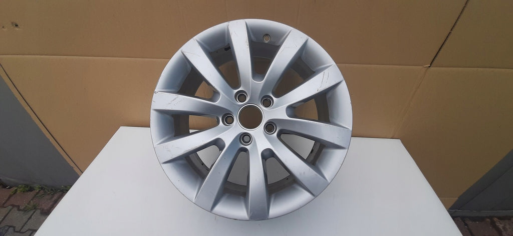 1x Alufelge 17 Zoll 7.0" 5x112 33ET Glanz Silber 1K8601025 VW Scirocco Rim Wheel