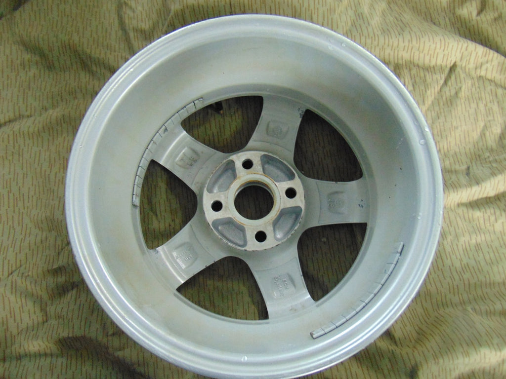 1x Alufelge 14 Zoll 5.5" 4x100 Silber KBA49180 Vw Rim Wheel