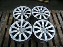 Laden Sie das Bild in den Galerie-Viewer, 4x Alufelge 17 Zoll 8.0" 5x112 47ET Glanz Silber 8T0601025B Audi A4 B8 Rim Wheel FEL1471160156uv