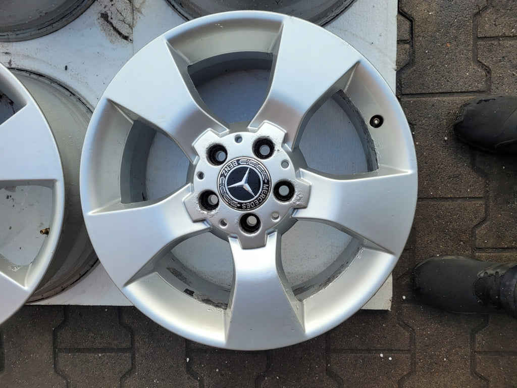 4x Alufelge 17 Zoll 7.5" 5x112 47 5ET Glanz Silber A2044013602 Mercedes-Benz FEL7181462946tk