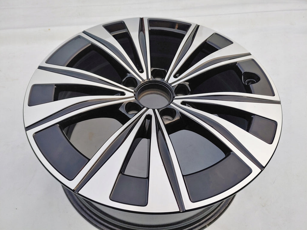 1x Alufelge 17 Zoll 7.5" 5x112 44ET Glanz Schwarz A2064013900 Mercedes-Benz