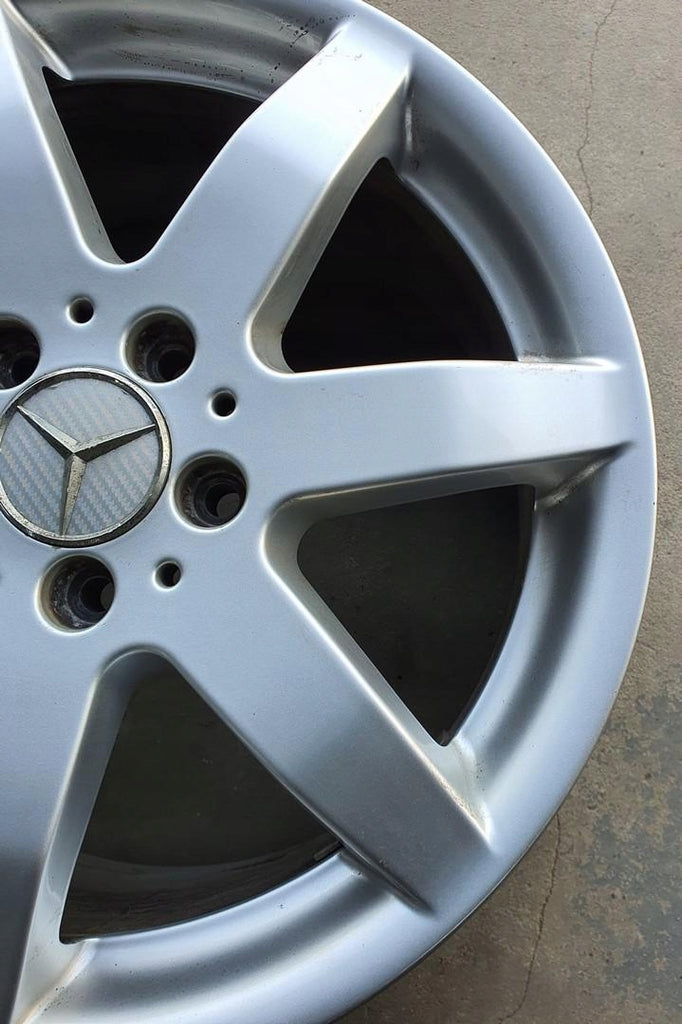 1x Alufelge 17 Zoll 7.5" 5x112 47ET Glanz Silber A2044015802 Mercedes-Benz X204 FEL1420677477oj