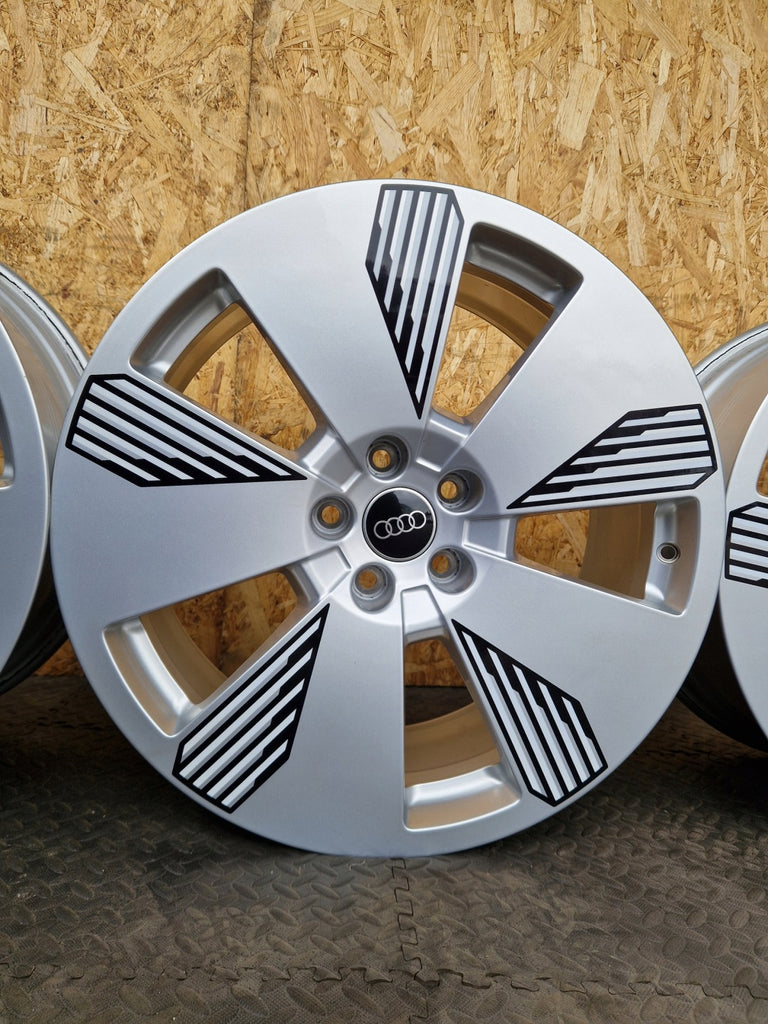 4x Alufelge 19 Zoll 8.0" 5x112 34ET Glanz Silber 4KE601025L Audi Rim Wheel FEL8548380703jp
