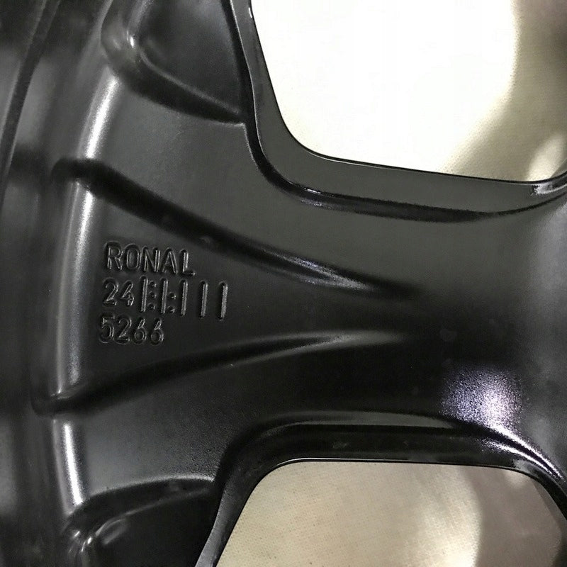 1x Alufelge 18 Zoll 7.0" 5x108 47 5ET Glanz Schwarz R1TC-1007-E1 Ford Puma