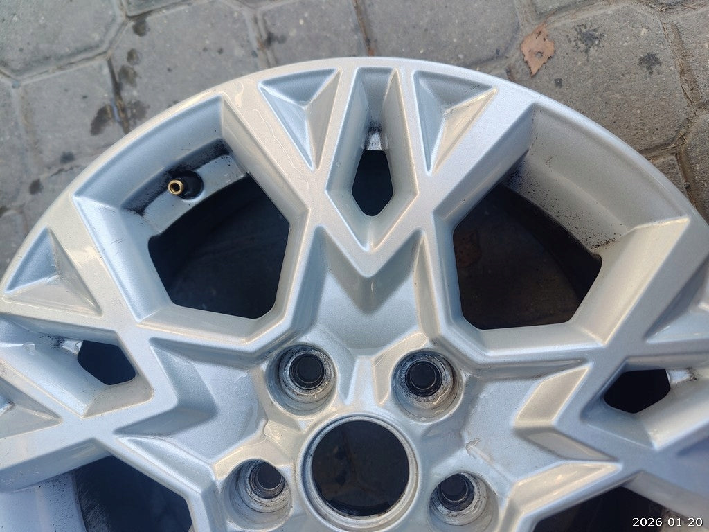 1x Alufelge 16 Zoll 6.5" 5x114.3 50ET Glanz Silber 52910-J7AA0 Kia I Rim Wheel FEL2218972318wy