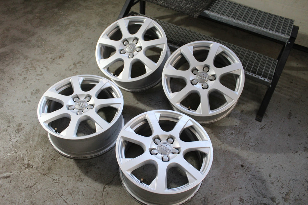 4x Alufelge 17 Zoll 7.0" 5x112 37ET Glanz Silber 8R0601025E Audi Q5 Rim Wheel FEL6180892232ec
