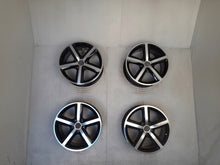 Laden Sie das Bild in den Galerie-Viewer, 1x Alufelge 17 Zoll 7.5" 5x112 56ET Glanz Schwarz 8P0601025AL Audi Rim Wheel FEL2059787290vr