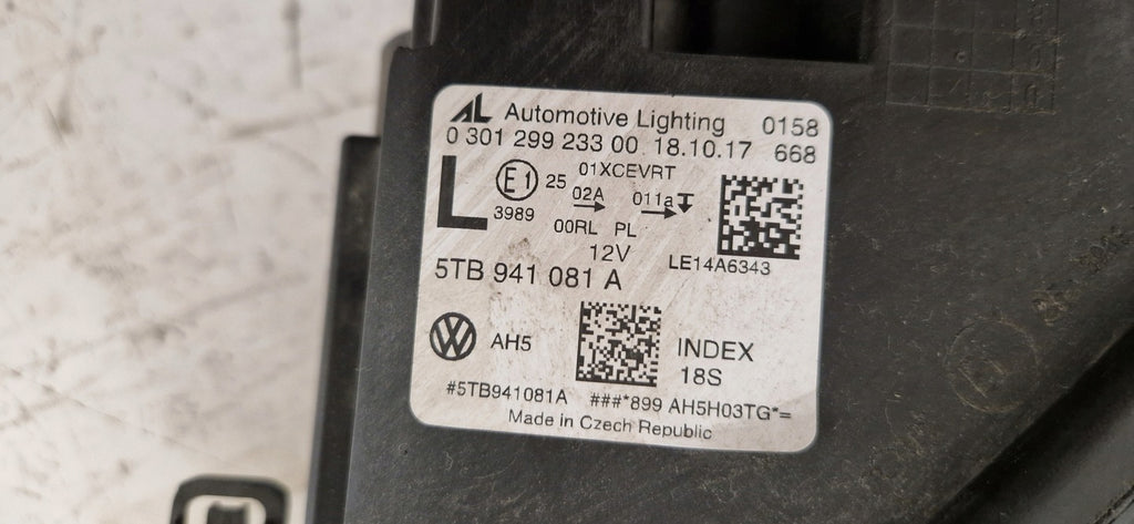Frontscheinwerfer VW Touran 5TB941081A LED Links Scheinwerfer Headlight