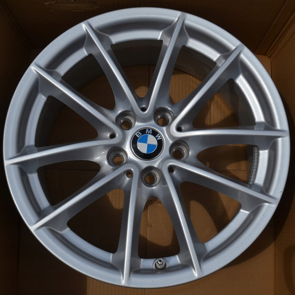 4x Alufelge 17 Zoll 7.5" 5x112 27ET Glanz Silber 6868217 BMW 5 G30 G20 Rim Wheel FEL7737645814oi