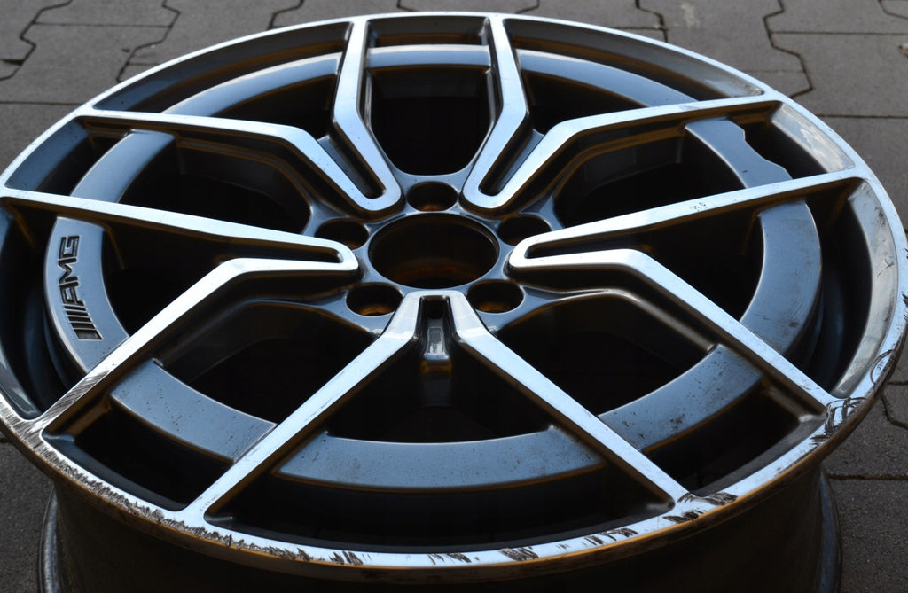 1x Alufelge 19 Zoll 8.0" 5x112 43ET Glanz Graphit A2134016500 Mercedes-Benz W213 FEL3346994027qo