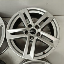 Laden Sie das Bild in den Galerie-Viewer, 4x Alufelge 17 Zoll 7.0" 5x112 42ET Glanz Silber 8W0601025P Audi A4 B9 Rim Wheel FEL5473464662hl