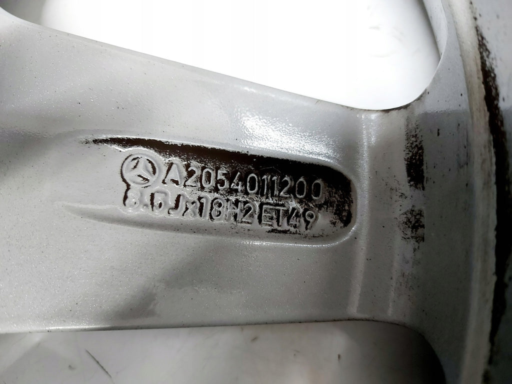 1x Alufelge 18 Zoll 7.5" 5x112 44ET Glanz A2054011100 Mercedes-Benz Coupe FEL4630384648ql