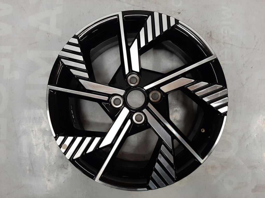 1x Alufelge 16 Zoll 6.5" 4x100 48ET Glanz Schwarz 52910-K7700 Hyundai I10 Iii FEL7554435209wz