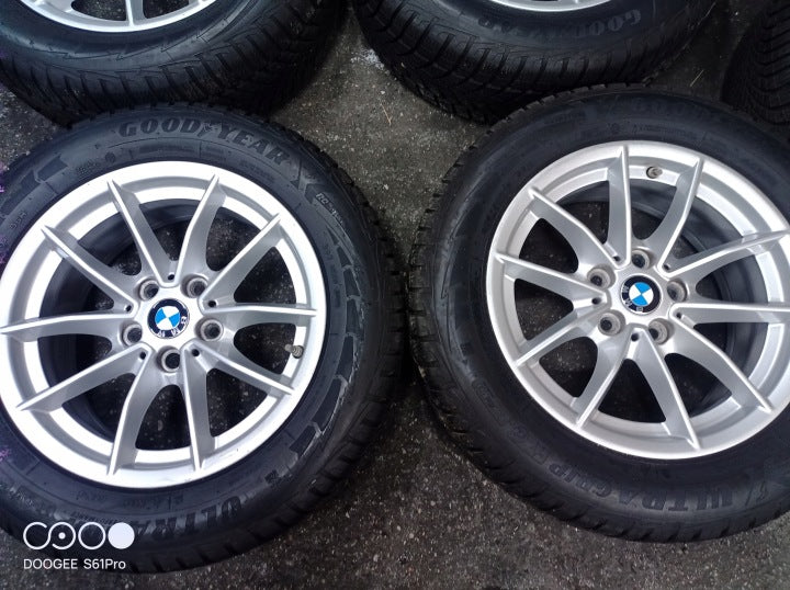 4x Alufelge 16 Zoll 6.5" 5x112 Silber BMW 4 Rim Wheel FEL2909341817yq