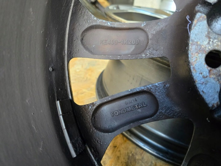 1x Alufelge 17 Zoll 7.0" 5x114.3 47ET Matt Silber KE409-1K200 Mg I Rim Wheel FEL6186500823lx