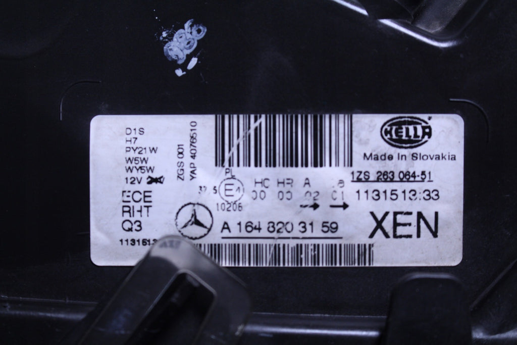 Frontscheinwerfer Mercedes-Benz W164 A1648203159 Links Scheinwerfer Headlight SCH7543806714bv
