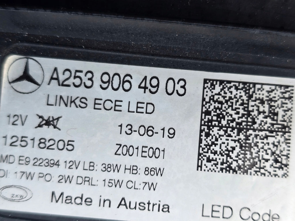 Frontscheinwerfer Mercedes-Benz Glc A2539064903 Links Scheinwerfer Headlight SCH2323455272kt