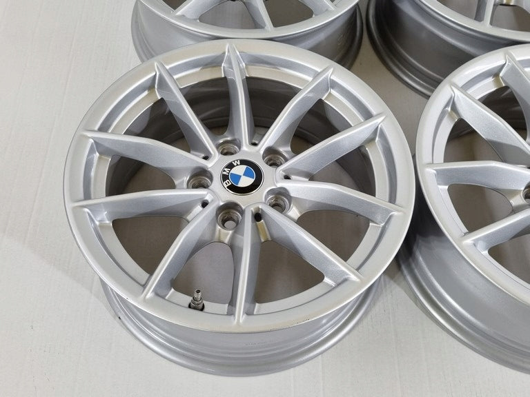 4x Alufelge 16 Zoll 6.5" 5x112 22ET Glanz Silber 6876921 BMW Rim Wheel FEL1283093627vd