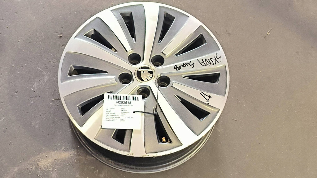 1x Alufelge 17 Zoll 6.5" 5x112 Skoda Superb Iii Rim Wheel FEL8662702596fo