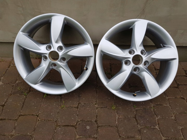 1x Alufelge 17 Zoll 6.0" 5x112 48ET Silber Audi A3 Rim Wheel FEL1539702051gr