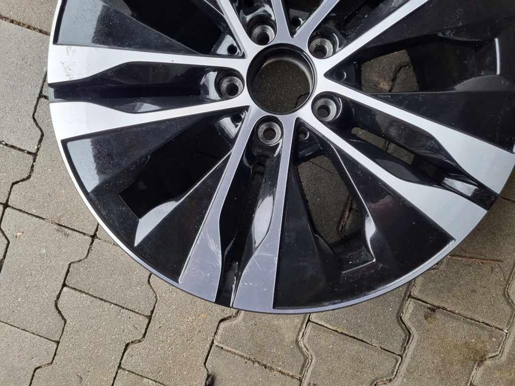 1x Alufelge 18 Zoll 9.0" 5x112 58ET Glanz Schwarz A2064011400 Mercedes-Benz