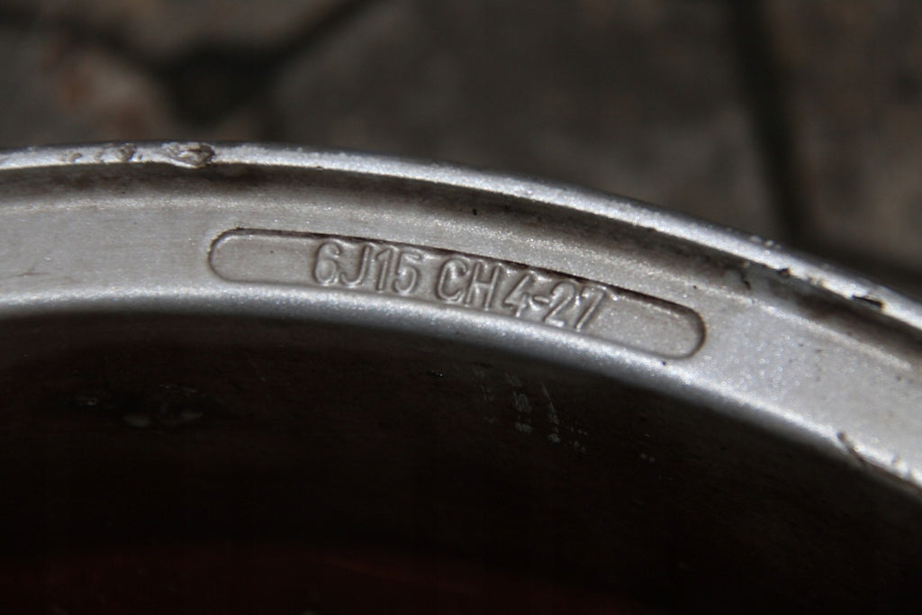 1x Alufelge 15 Zoll 6.0" 4x108 9649523180 Peugeot Rim Wheel FEL1943851437as
