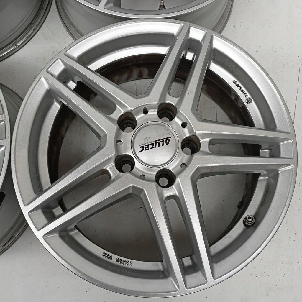 4x Alufelge 16 Zoll 6.5" 5x112 44ET Glanz Silber KBA52323 Audi I Rim Wheel FEL7979998555bl