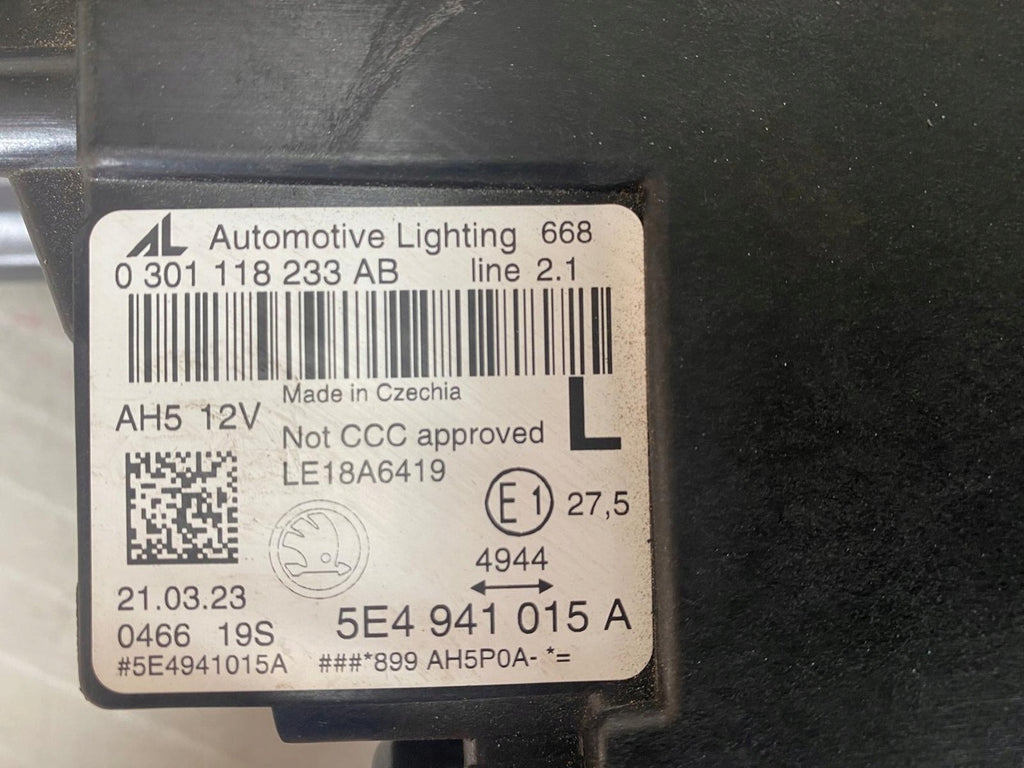 Frontscheinwerfer Skoda Octavia 5E4941015A LED Links Scheinwerfer Headlight SCH3493177811vs
