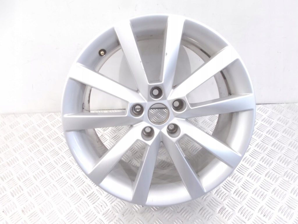 1x Alufelge 18 Zoll 8.0" 5x112 39ET Glanz Silber 8R0601025BM Audi Q5 Rim Wheel FEL3258285408ij