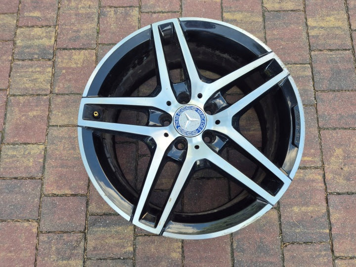 1x Alufelge 18 Zoll 8.0" 5x112 50ET Glanz Silber A2074010000 Mercedes-Benz Glc FEL9867179811gj