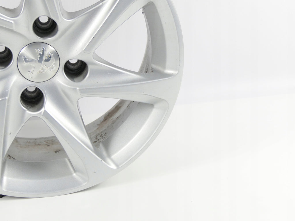 1x Alufelge 15 Zoll 6.0" 4x108 Schwarz 9673773577 Peugeot 208 Hatchback I FEL4406682360fu