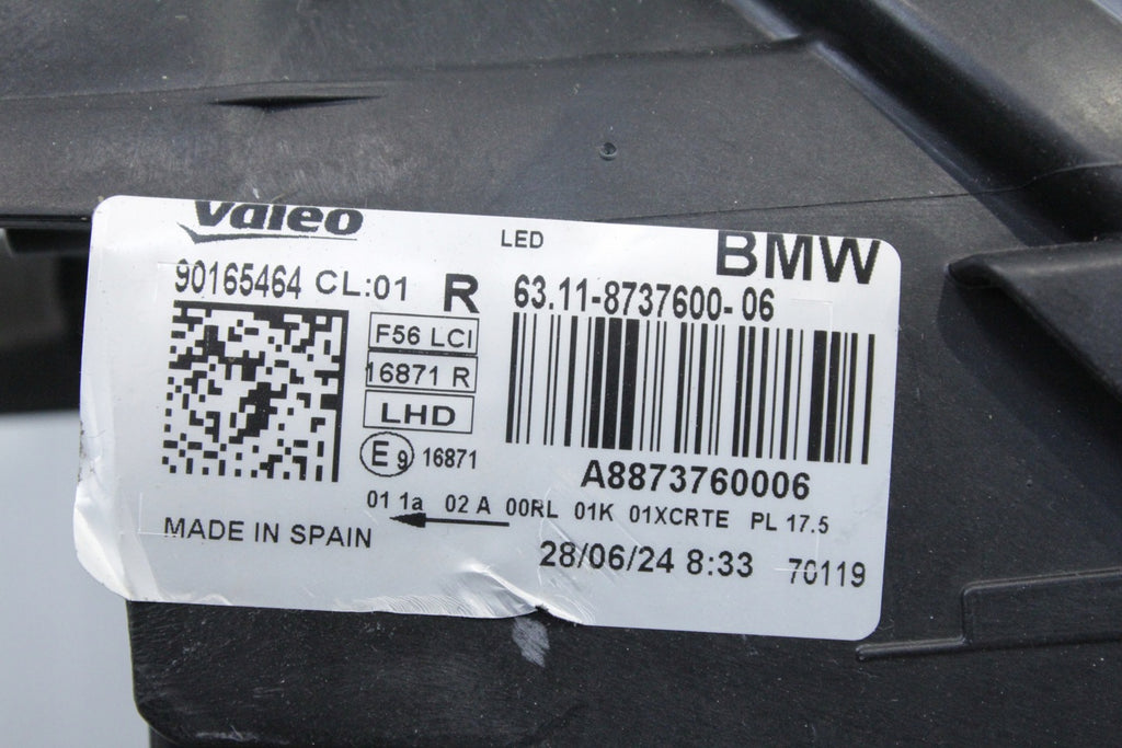 Frontscheinwerfer BMW Mini F57 Clubman F54 F56 F55 8737600 LED Rechts Headlight SCH1167911672ss