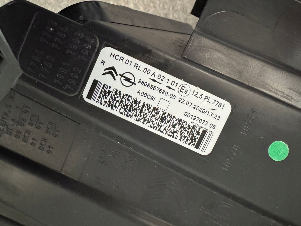 Frontscheinwerfer Citroën Jumpy 9808567680 Rechts Scheinwerfer Headlight SCH9145547253fh