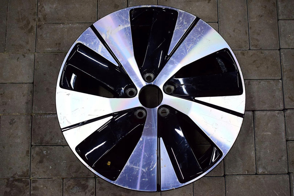 1x Alufelge 18 Zoll 7.5" 5x108 50,5ET Glanz Schwarz 31680403 Volvo Xc60 Xc40