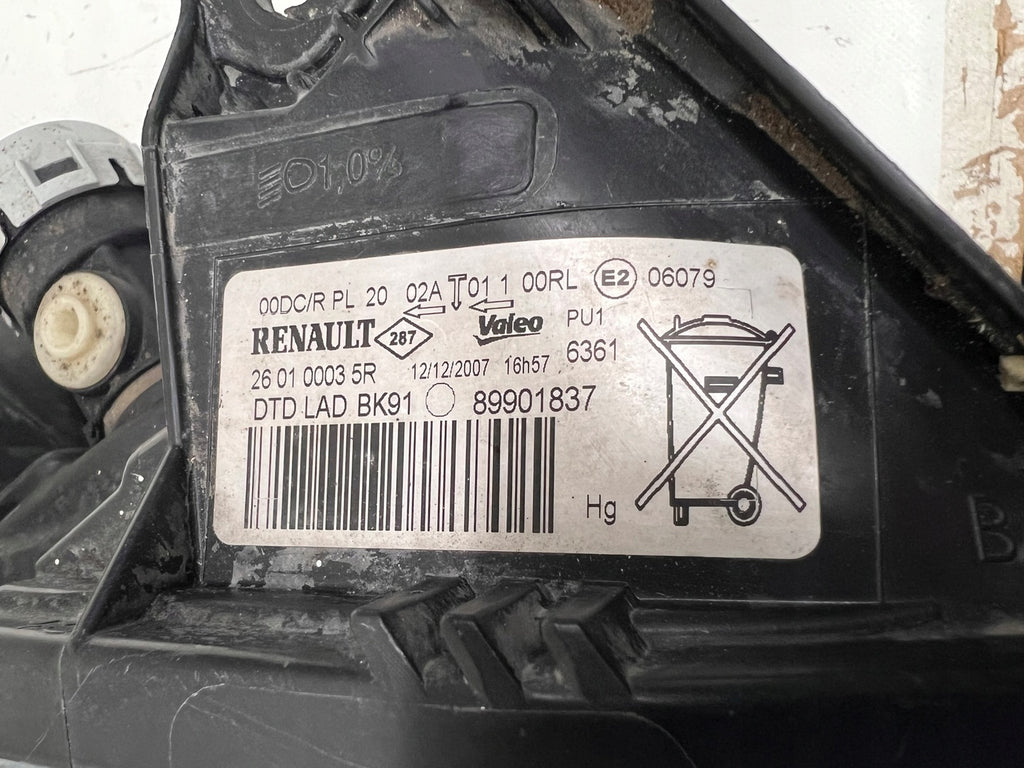 Frontscheinwerfer Renault Laguna III 260100035R Xenon Rechts Headlight SCH2579821711sp