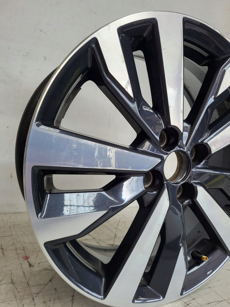 1x Alufelge 17 Zoll 6.5" 4x100 50ET Glanz Graphit AC4CH-T6 Nissan Micra Clio 1 V