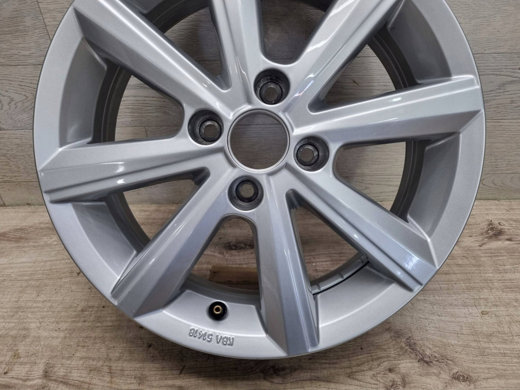 1x Alufelge 15 Zoll 5.0" 4x100 33ET Glanz Silber 1S0601025BP VW Up Rim Wheel FEL3775635029bf
